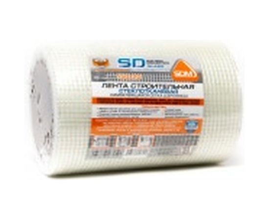 Строительная самоклеящаяся сетка SDM SD-GLASS Professional 150мм х 20 м повышенной прочности 00-00000201 – изображение 2