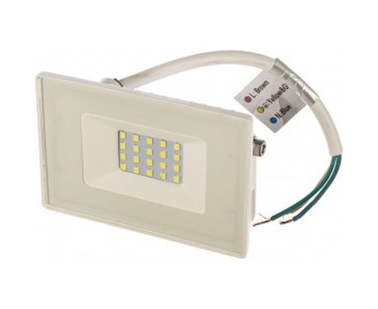 Светодиодный прожектор 2835 SMD 20W 6400K IP65 AC220V/50Hz, белый с матовым стеклом 114*121*26мм FERON LL-919 29494 – изображение 2
