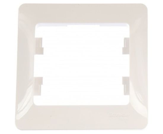 Рамка Schneider Electric 1-м Glossa белая GSL000101 – изображение 2