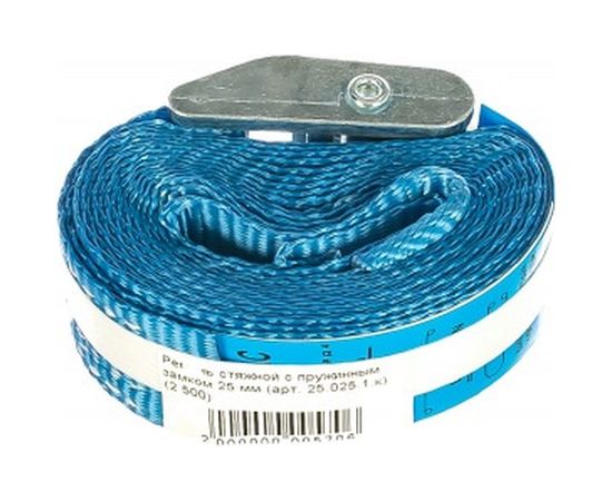 Стяжной ремень с пружинным замком 25 мм, 2.5м РОМЕК 25.025.1.к 2000000005706 – изображение 2