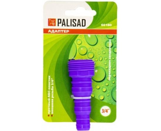 Адаптер пластмассовый 3/4" внешняя резьба, переходное соединение PALISAD 66180 – изображение 2
