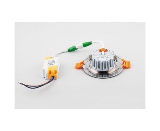 Встраиваемый светильник FERON светодиод 7W, 560 Lm, 4000К, серебро, AL611 28911 – изображение 2