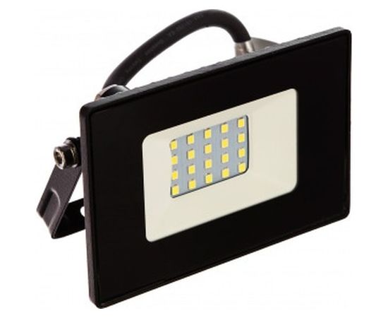Светодиодный прожектор 2835 SMD 20W 6400K IP65 AC220V/50Hz, черный с матовым стеклом 114*121*26мм FERON LL-919 29492 – изображение 2