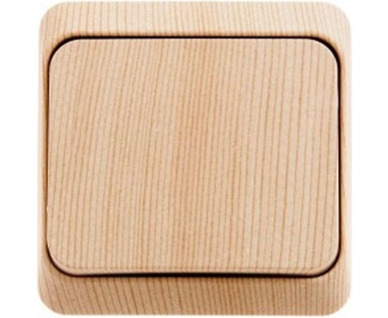 Переключатель Schneider Electric Lexel Этюд Дача Сосна 1-клавишный, наружный BA10-004D – изображение 2