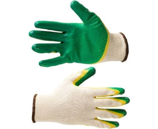 Перчатки трикотажные со сплошным двойным латексным покрытием СПЕЦ – изображение 2