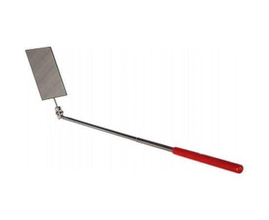 Телескопическое прямоугольное зеркало, с виниловой ручкой, max длина 48см ЭВРИКА ER-53009 – изображение 2