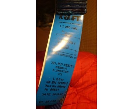 Стяжной ремень с пружинным замком 25 мм, 3м РОМЕК 25.025.1.к 2000000006345 – изображение 2