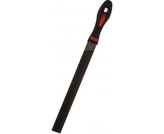 Плоский прямой напильник с ручкой PVC (250 мм, насечка №3 мелкая, по 4м сторонам) BAUM 3713250 – изображение 2