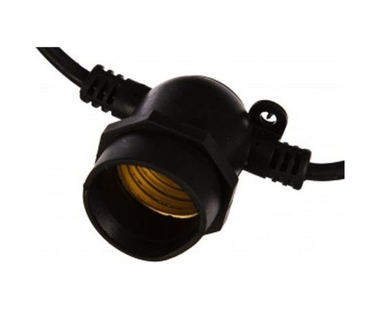 Гирлянда FERON 230V 20 E27 черный, шаг 50cm, IP 65, 13м +3м шнур, CL50-13 29885 – изображение 2