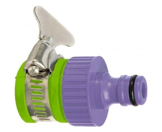 Пластмассовый адаптер Palisad 3/4" с внешним хомутом 65760 – изображение 2