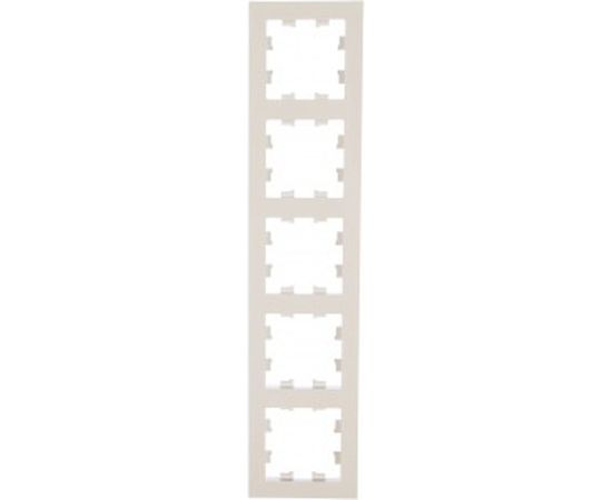 Рамка Schneider Electric 5-м ATLAS DESIGN универсальная, белая ATN000105 – изображение 2