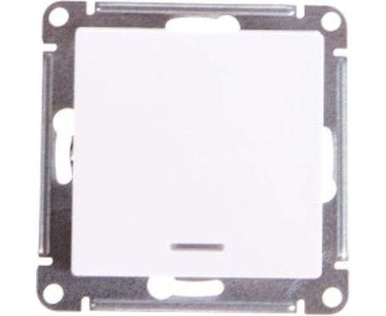 Одноклавишный механизм выключателя Schneider Electric ATLAS DESIGN с подсветкой сх.1а 10АХ белый ATN000113 – изображение 2