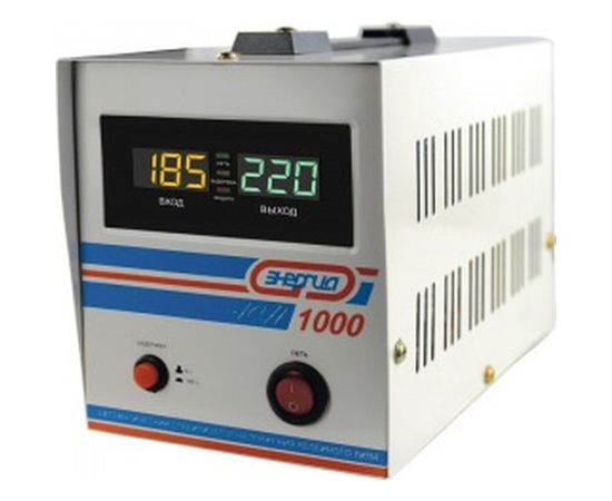 Cтабилизатор с цифровым дисплеем Энергия АСН-1000 Е0101-0124 – изображение 3