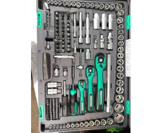 Набор инструмента 1/4", 3/8", 1/2", CrV, S2, усиленный кейс, 216шт STELS 14115 – изображение 3