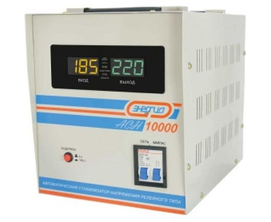 Cтабилизатор с цифровым дисплеем Энергия АСН-10000 Е0101-0121 – изображение 3