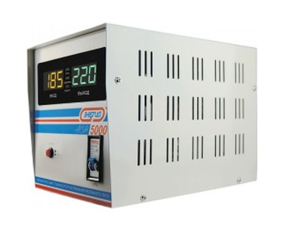 Cтабилизатор с цифровым дисплеем Энергия АСН-5000 Е0101-0114 – изображение 4