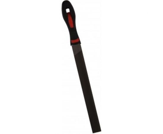 Плоский прямой напильник с ручкой PVC (250 мм, насечка №3 мелкая, по 4м сторонам) BAUM 3713250 – изображение 6