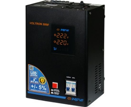 Cтабилизатор Энергия Voltron 5000 5% Е0101-0158 – изображение 6