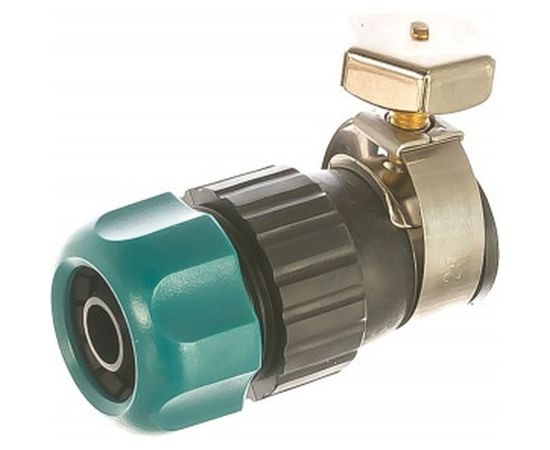 Соединитель с хомутом (труба 1/2"-шланг 1/2") для системы полива Raco 4250-55224C 