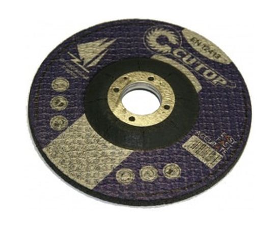 Диск шлифовальный по металлу T27 (125x22.2 мм) для УШМ CUTOP 12560 