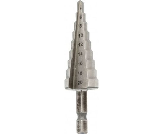 Сверло ступенчатое M2-TiN 4-20 мм RAGE VIRA 554300 