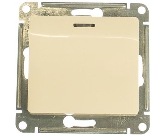 Механизм выключателя Schneider Electric 1-клавишный GLOSSA с подсветкой, бежевый SchE GSL000213 