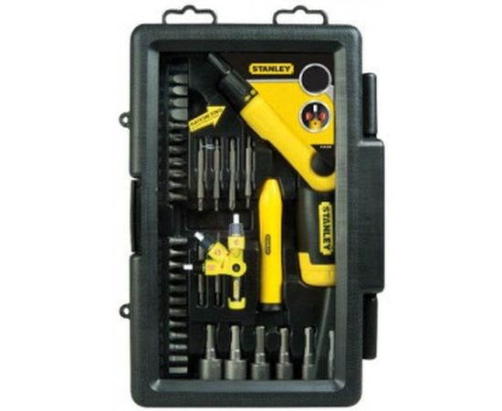 Отвертка со вставками 38 предметов в футляре Stanley 0-63-038 