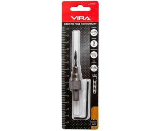 Сверло под конфирмат 5х50 мм VIRA 552550 