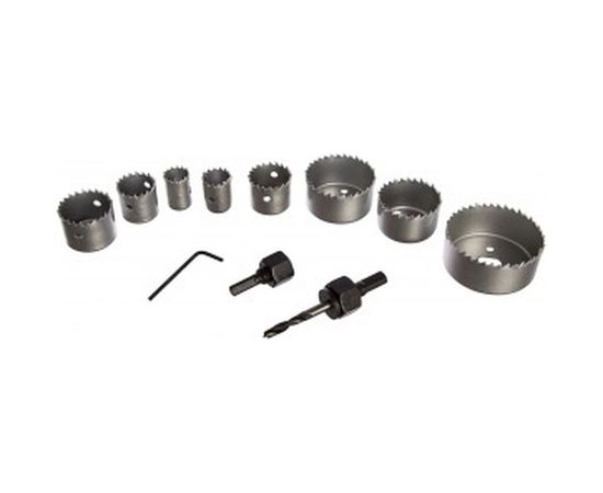 Набор коронок по дереву ЭКСПЕРТ (11 предметов; 19-64 мм) Зубр 2955-H11_z01 