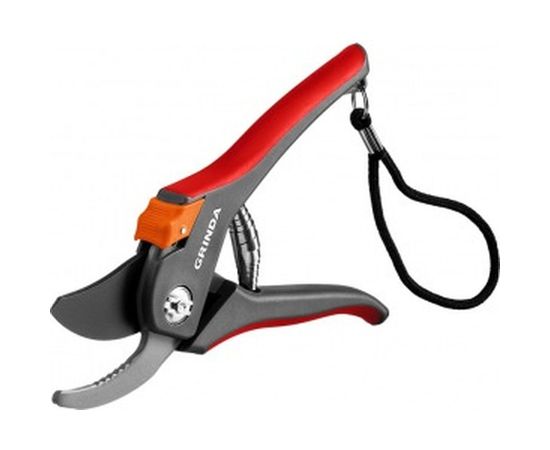 Плоскостной секатор с двухкомпонентными рукоятками Grinda G-26 205 мм 8-423102_z02 – изображение 2