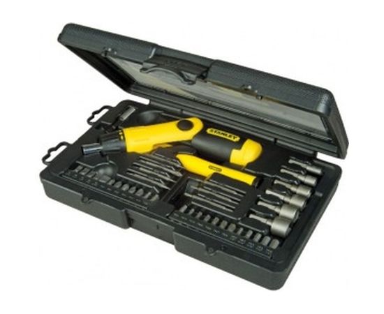 Отвертка со вставками 38 предметов в футляре Stanley 0-63-038 – изображение 2