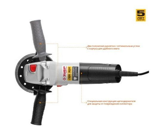 Углошлифовальная машина ЗУБР УШМ-125-800 М3 – изображение 3