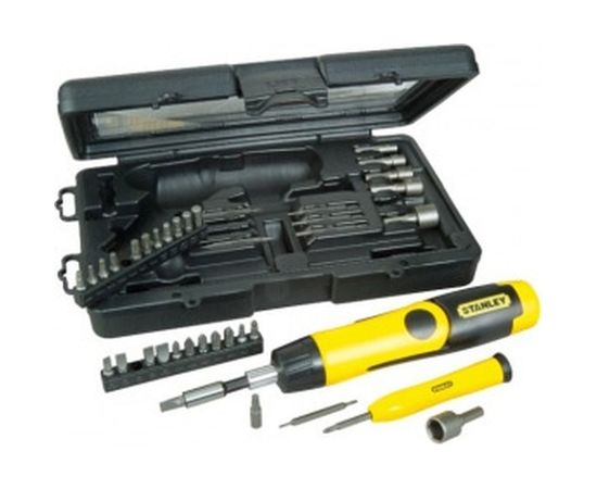Отвертка со вставками 38 предметов в футляре Stanley 0-63-038 – изображение 3