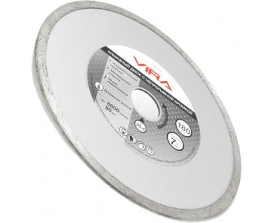 Диск алмазный сплошная кромка (180х25.4 мм) Vira 592180 – изображение 3
