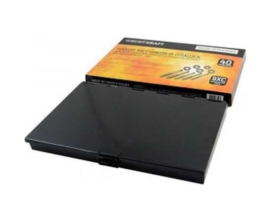 Набор метчиков и плашек М3-12 WIEDERKRAFT 40 предметов, метрическая резьба WDK-DTM3040 – изображение 3