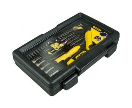 Отвертка со вставками 38 предметов в футляре Stanley 0-63-038 – изображение 4