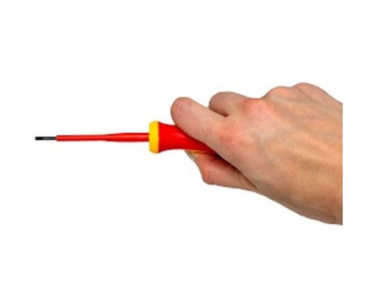 Диэлектрическая отвертка SL2.5*75 мм VIRA VDE 397024 – изображение 4