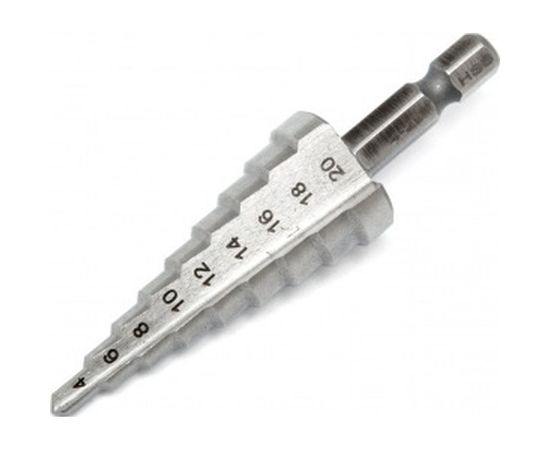 Сверло ступенчатое M2-TiN 4-20 мм RAGE VIRA 554300 – изображение 5