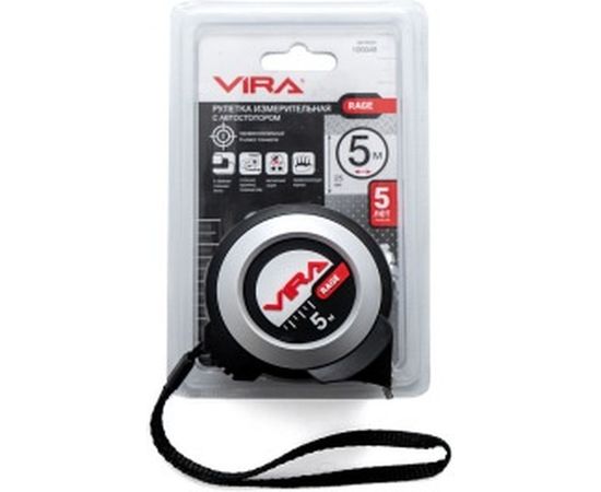 Измерительная рулетка Vira RAGE 5 м с магнитным зацепом 100048 – изображение 8