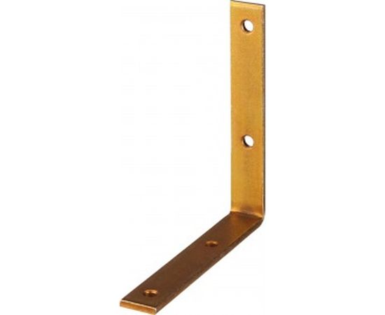 Мебельный уголок ЗУБР узкий УМ-4.0 125х125х20 х 4мм желтый цинк 31031-125 