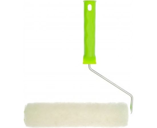 Валик СИБРТЕХ из натурального меха с ручкой, 250 мм, ворс 12 мм, D - 48 мм 80124 