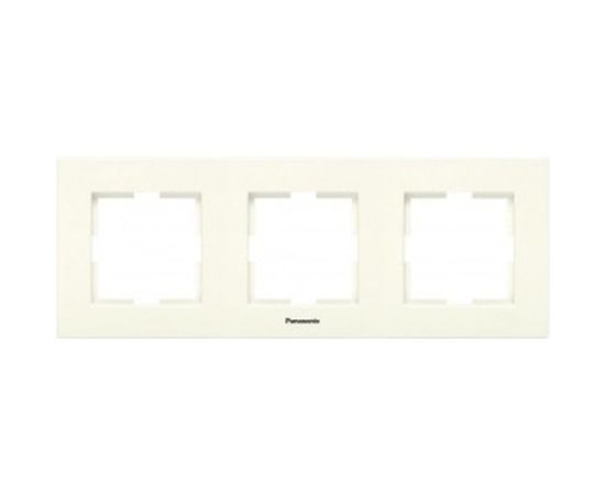Рамка Panasonic Arkedia 54738 3м горизонтальная крем WMTF0803-2BG-RES 