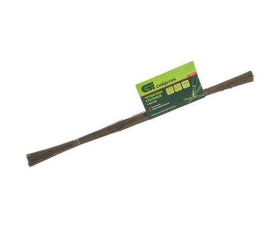 Стальная проволока в прутках СИБРТЕХ 400мм/100шт вязальная, термообработанная 0,9 мм 84914 