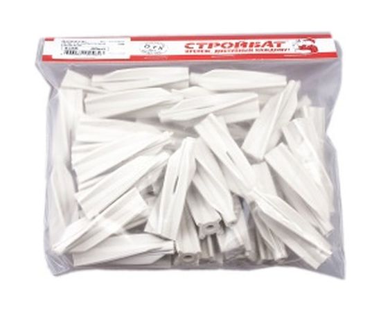 Дюбель для газобетона Стройбат нейлоновый 8х55 40 шт 2520602 
