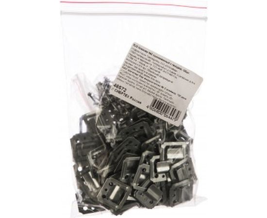 Кляймер №2 СИБРТЕХ оцинкованный с гвоздями, 100шт 46572 