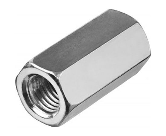 Гайка ЗУБР DIN 6334 переходная, M12, 1 шт, оцинкованная, 303756-12 