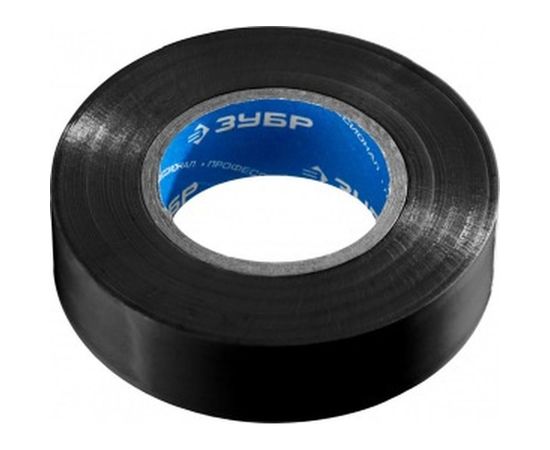 Изолента ПВХ ЗУБР Электрик-20 не поддерживает горение, 20м 0,16x19мм, черная 1234-2_z02 