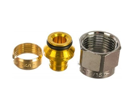 Концовка для пластиковых труб FAR 16х2,2 евроконус 1/2" FC 6075 58845 