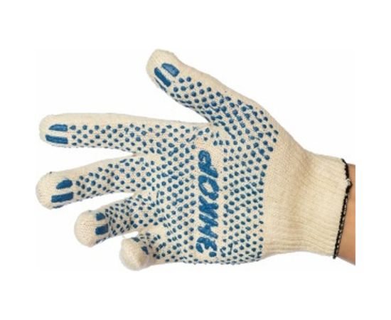 Перчатки х/б с ПВХ повышенной прочности Энкор 56103 – изображение 2