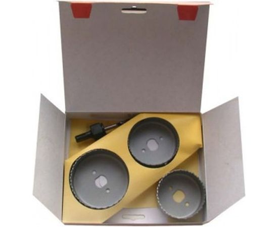 Набор коронок по дереву 4 шт. (67; 73 и 83 мм + адаптер) Энкор 19157 – изображение 2